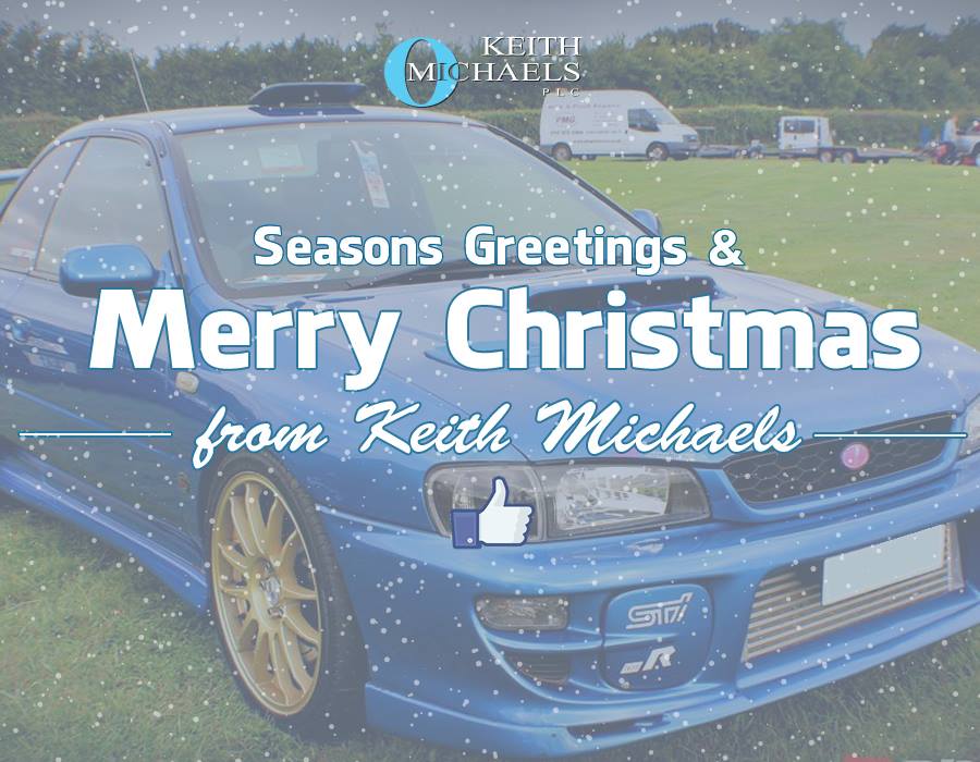 Merry Christmas From Keith Michaels with a Modified Subaru