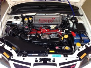 Modified Impreza STI Engine