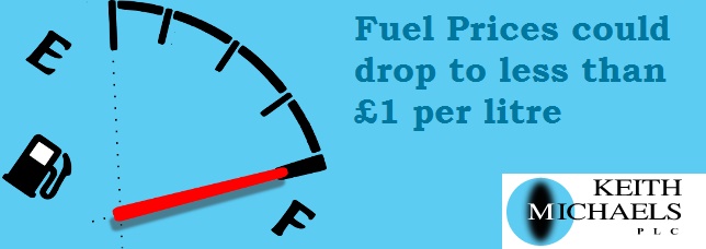Will Petrol Prices Drop below £1 for the First Time in 8 Years? Header Image