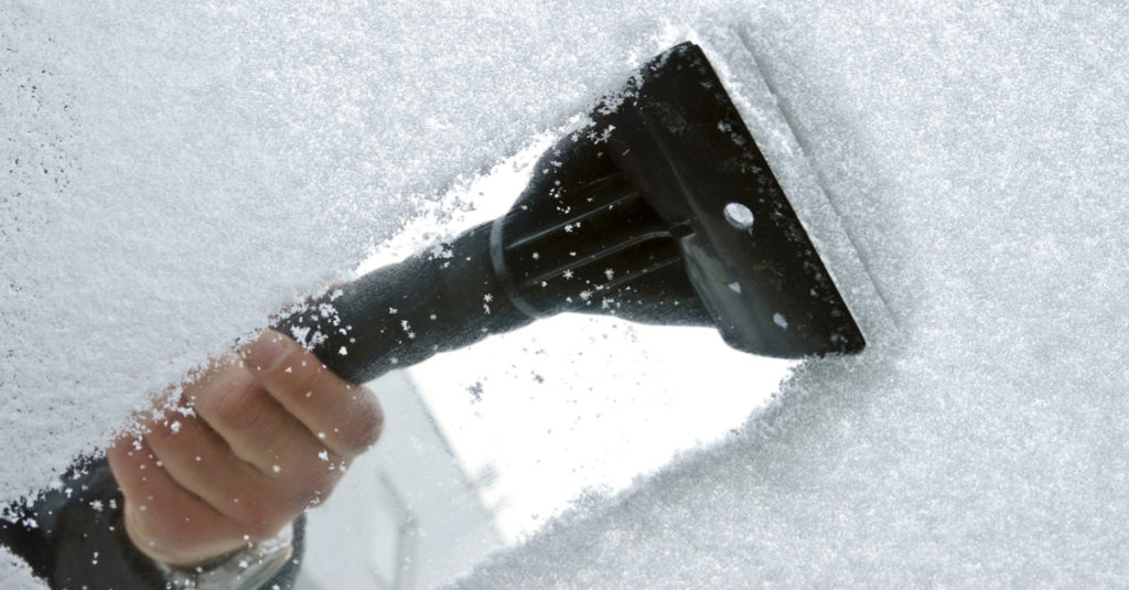 The Right Way to Use an Ice Scraper on Your Car