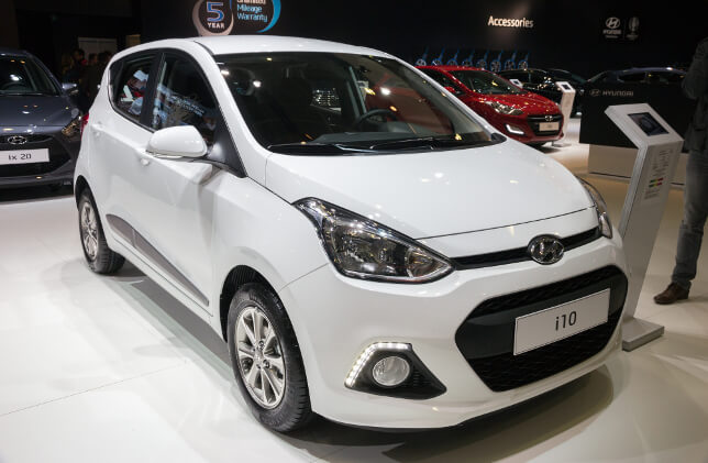 hyundai i10 white 