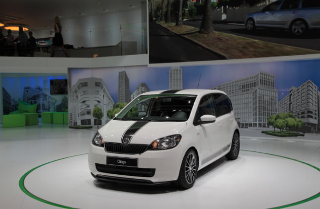 skoda citigo white