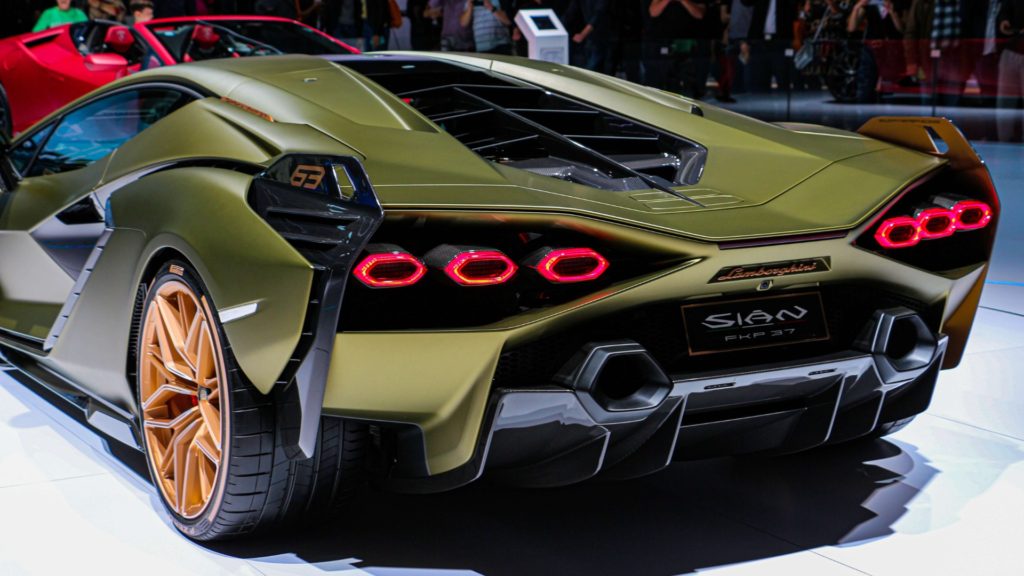 Sian lamborghini салон