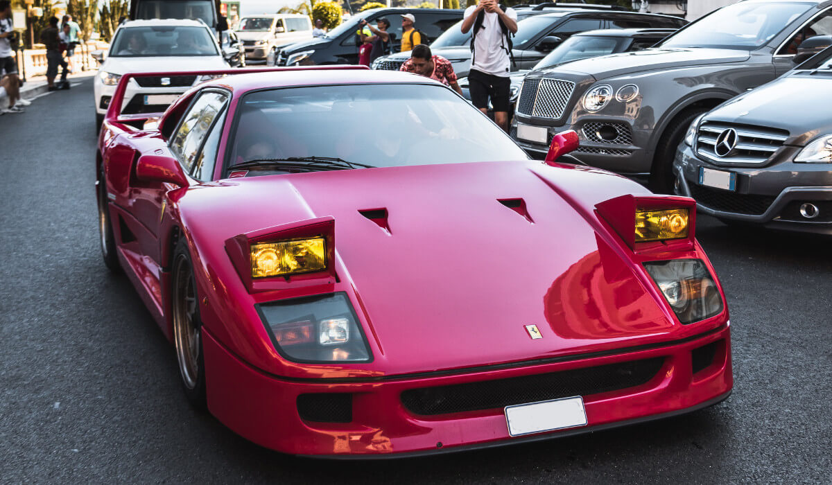 Ferrari F40 Car Insurance Header Image