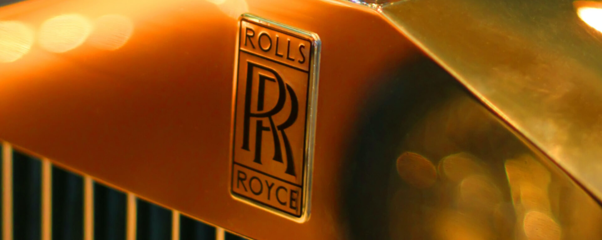 Gold Rolls Royce Logo